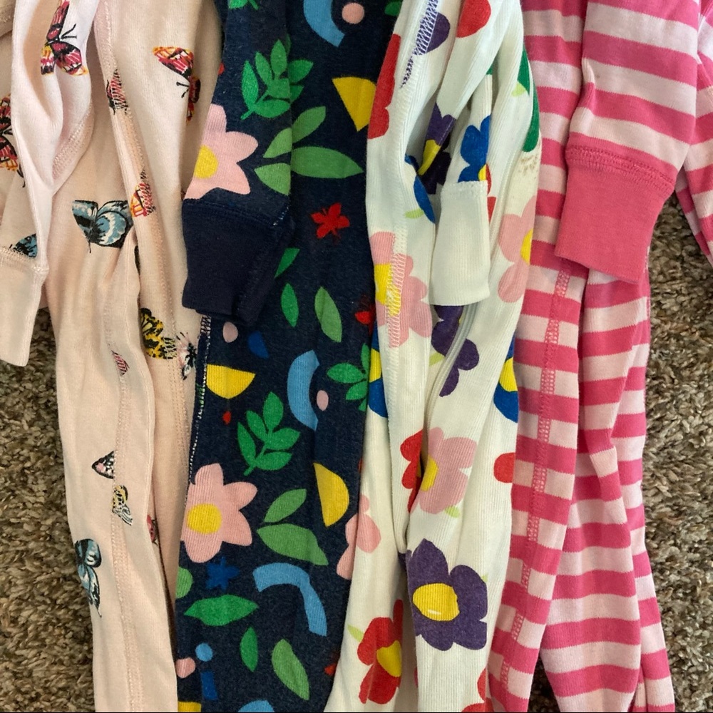Hanna Andersson girls sleeper bundle 12 18 months